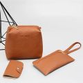 4pcs Women Lady Fashion Handbag Shoulder Bags Tote Purse Messenger Satchel Set Bag Crossbody Card Case Holder Wallet for Girls.