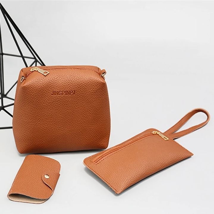 4pcs%20Women%20Lady%20Fashion%20Handbag%20Shoulder%20Bags%20Tote%20Purse%20Messenger%20Satchel%20Set%20Bag%20Crossbody%20Card%20Case%20Holder%20Wallet%20for%20Girls%20-%20Image%203