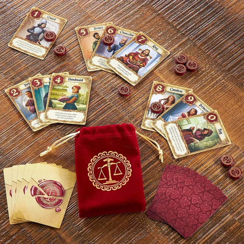 Love Letter Card Game – Renaissance Strategy Deduction Game for Ages 10+, 2-6 Players, 20 Min Playtime by Z-Man Games – E Z Home Systems
