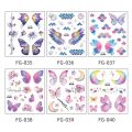 Neck Glitter Butterfly Thigh Face Wings Tattoo Temporary Tattoos Flowers Tattoo Stickers Butterfly Tattoo Stickers.