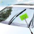 Car Window Cleaner Anti Slip Extendable Handle Microfiber Auto Glass Wiper. 