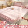 Wholesale Fitted Sheet One-Piece Bedspread Simmons Protective Cover Dust Cover Thin Cocoanut Matting Mattress Cover1.51.8mMeter Single and Double.