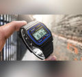 Casio Black Resin All-Season Digital Watch for Men – F-91W. 