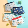 SMY New Fashion Kids Boys Underpants Cotton Dinosaur Print Boxer Briefs for Boys 3-15 Years Old. 