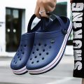 2020 Boy Sandals Crocks Summer Hole Shoes Crok Rubber 0 Men's EVA Garden Shoes Black Beach Flat Men Sandals Slippers. 