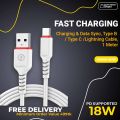 Excel cable 18W charger cable Fast data cable - charging cable. 