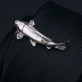 Men's Metal Necktie Bar Crystal Formal Shirt Wedding Ceremony Gold Color Tie Clip Men's Party Gifts Fashion Tie Clips. 