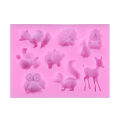 Animal Series Deer Owl Shaped Silicone Craft Cake Decorating Tool Layor. 