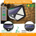 2Pcs 100 LED Solar Power Wall Light Motion Sensor Waterproof Lamp Outdoor light Simple Fidelity design. 