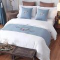 European Style Bed Runners Luxury Embroidery Bed Flag Throw Runner Wedding Room Hotel Home Decoration Bed Tail Towel Pillowcase. 