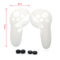 For Meta Oculus Quest3 Handle Silicone Protective Cover For Meta Quest 3 Handle Silicone Cover With Rocker Hat D4R8 Hudduo.
