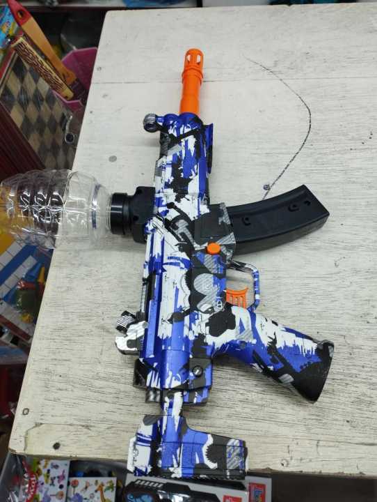 Prestige Goods MP5 Splatter Ball Blaster – Fully Auto Electric Gel Blaster, Red/Black