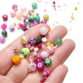 St. kunkka 20g 8mm Mixed Color Rice Beads+2mm Xiaomi Beads Irregular Mixed Color Round Bead Material Package For DIY Bracelets Necklaces Jewelry Jewelry Accessories Making. 