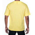 Drop Soulder T-shirt Yellow. 