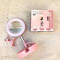 Portable Selfie Ring Light Tripod Stand with Makeup Mirror Table LED Lights Photography Lighting for Beauty Live Youtube Tik Tok.