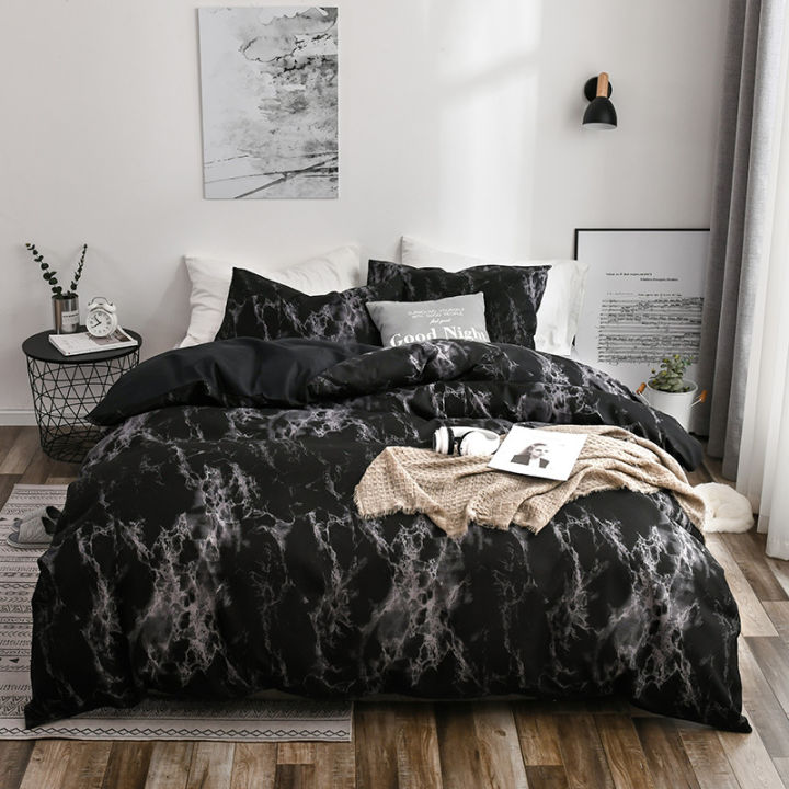 0AliExpress%20Amazon%20wish%20bedding%20marbled%20plain%20print%20duvet%20cover%20bed%20sheet%20three%20or%20four%20piece%20set%20-%20Image%204