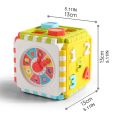 KING Boys Girls Montessori Education Toys Early Learning Toy Developmental Baby Toy Stacking Blocks Interactive Plastic Board. 
