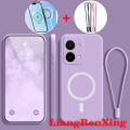 Case for Vivo Y28 4G phone casing back cover softcase liquid silicone protector smooth shockproof bumper cover new design aesthetic wireless magnetic attraction ytbswx01. 
