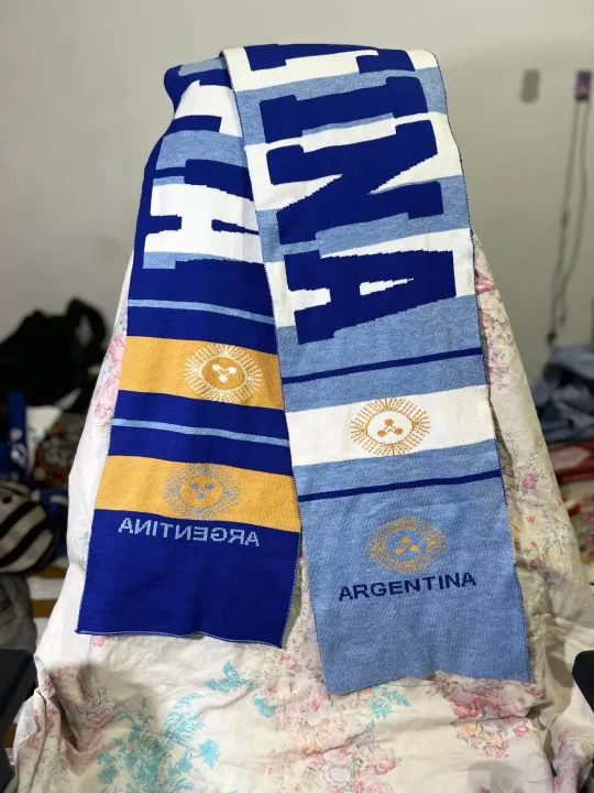 Argentina%20Football%20Knitted%20Logo%20Scarf%20Premium%20Fan%20Muffler%20(Argentina)%20-%20Image%203