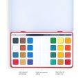 Camel Artist water color cake Pack of 24 Shade | Convenient pack to carry for outdoor work, contains 24 most required assorted shades. 