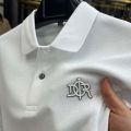 100% Cotton Men's Polo Shirt Lapel Letter Embroidery High Quality Short Sleeve Korean Fashion Clothing 2023 Summer Men's T-shirt. 