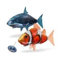 Toy Remote Control Air Swimmers Flying Shark And Clownfish Through The Room for Kids Children DIY Plastic Inflatable Balloon Toy. 