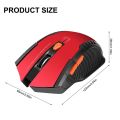 New 2.4GHz Wireless Mouse 6-Button Blister Boxed Wireless Usb Optical Gaming Mouse Home Office PC 1600DPI Ergonomic Mouses.