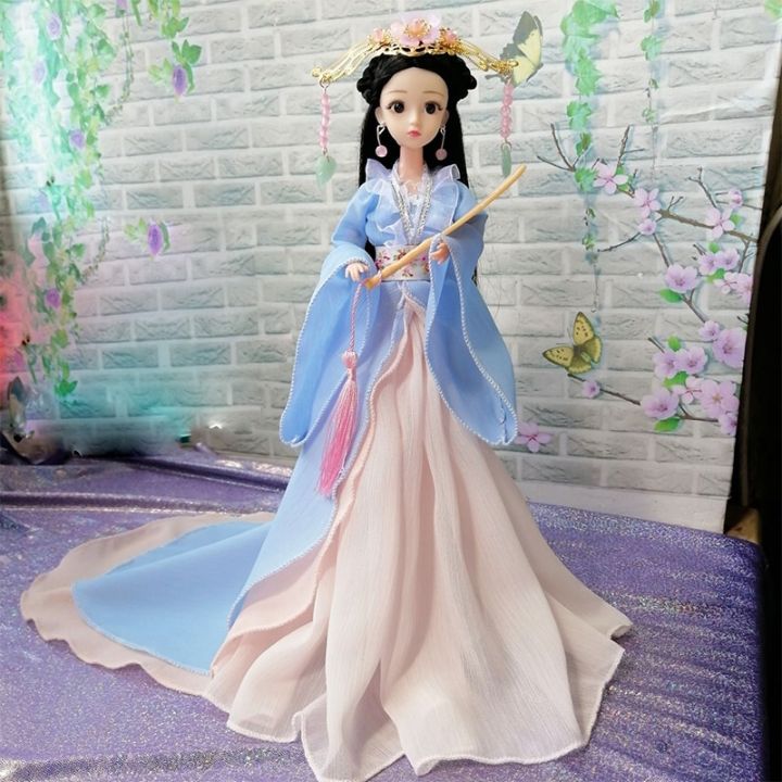 1/6%20BJD%20Chinese%20Hanfu%20Doll%20with%20Ancient%20Traditional%20Clothes%20Headdress%20Fairy%20Princess%20Doll%20Chinese%20Drama%20Dolls%20Toys%20for%20Girls%20-%20Image%205