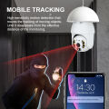 High-Quality PTZ Bulb System 360 Degree IP Camera - V380 HD WiFi Robotic Wireless Mini CC Camera IP Webcam. Advanced Security Camera for Comprehensive Surveillance. 
