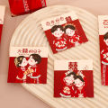 6Pcs Traditional Chinese Wedding Red Envelope Lucky Money Packets Blessing Red Packet Hongbao Wedding Gifts.