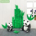 Soft Silicone 3D Mold Sugarcraft Fondant Chocolate Making Bamboo Leaf Panda Mould Cake Bake Decorating Tools Resin Art DIY Form. 
