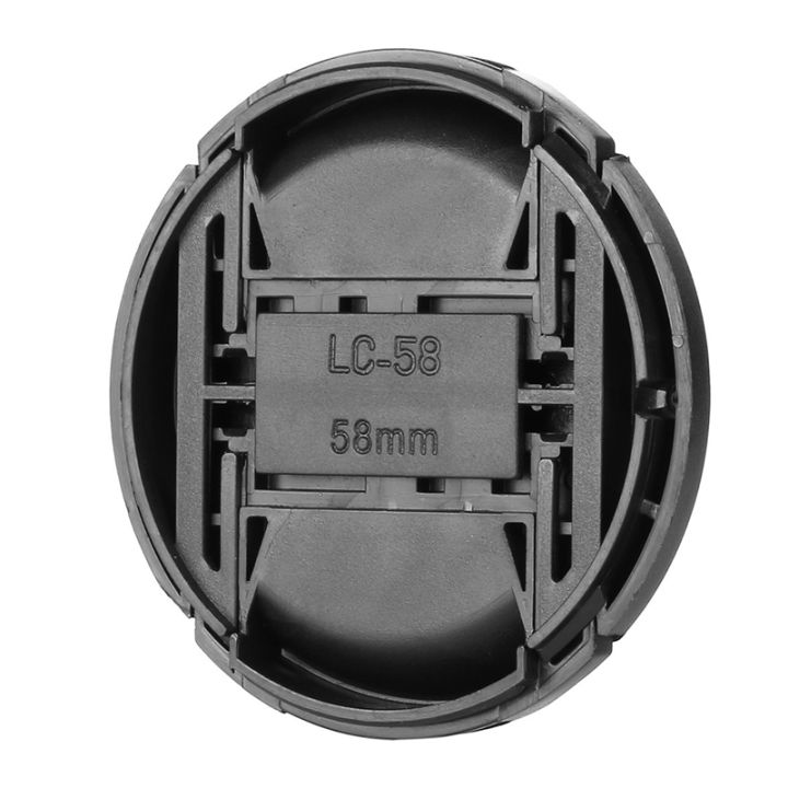 58Mm%20Lens%20Cap%20With%20Lens%20Cap%20Leash%20Hole%20Bundle%20For%20Dslr%20Cameras%20For%20Nikon%20Canon%20(58Mm)-%204%20Pack%20-%20Image%204