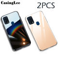 2PCS for Galaxy M31 case Soft Transparent Full Protection clear Phone Cover Samsung M31 Phone case.