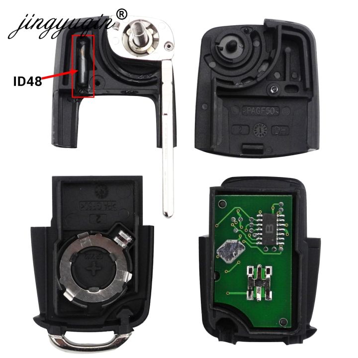 3%20Button%20Flip%20Remote%20Car%20Key%20Fob%20For%20VW%20PASSAT%20Polo%20Skoda%20Seat%20Polo/Golf/Beetle%201J0959753%20DA/AH%201K0959753G%20434Mhz%20ID48-Full%20key%20with%20Chip%20-%20Image%206