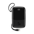 Baseus Qpow powerbank mini Power Bank 10000mAh with Type-C Cable.