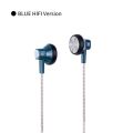 JCALLY EP02 Flat Head Wired Earphone with Mic HIFI Dynamic Stereo Headphone with 3.5mm 5N OFC Cable Music Gaming Headset. 