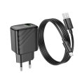 Hoco CS21A Rich Single Port ǪC3.0 Charger (EU) (Cable Not Inclueded). 