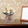 Artificial Flowers Bouquet Ceramic Vase Silk Rose Flower Potted Home Desktop Decoration Ornament White. 