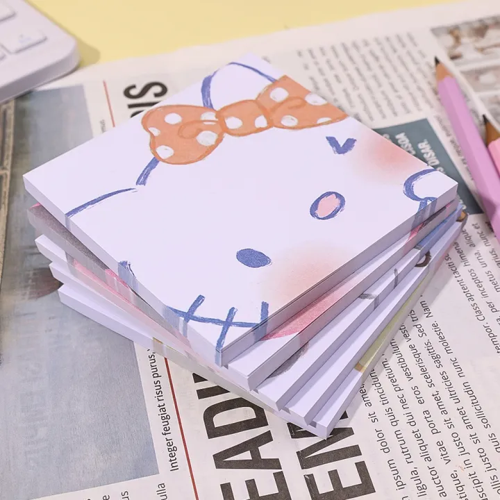 New%2050heet/et%20ticky%20Note%20Pad%20Memo%20Pad%20Kawaii%20anrio%20Cinnamoroll%20Anime%20Notepad%20Notebook%20chool%20tationery%20Office%20upplie%20-%20Image%205