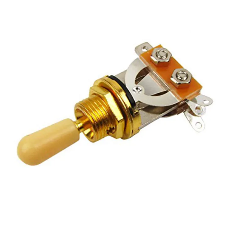 Metric%203%20Way%20Short%20Straight%20Guitar%20Toggle%20Switch%20Pickup%20Selector%20For%20Gibson%20Epiphone%20Les%20Paul%20Electric%20Guitar,Gold%20&%20beige(Pack%20Of%202)%20-%20Image%203