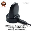 Samsung Gear S3 Frontier S3 Classic Wireless Charging Cable High Quality USB Wireless Charging Dock Bracelet Charger For Samsung Gear S3 Frontier S3 Classic Smart Watch. 