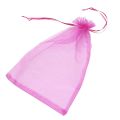 500Pcs Large Organza Bags, 20X30 cm Mesh Gift Bags Drawstring Jewelry Pouches for Christmas Wedding(Random Color).