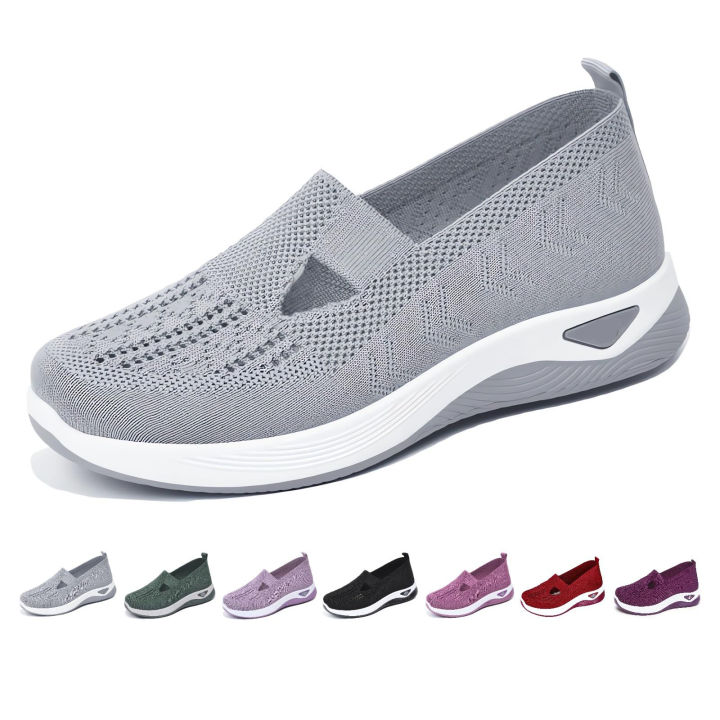 Breathable Orthopedic Shoes Walking Shoes Soft Slip-on Diabetic