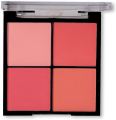 4 Colors Makeup Blush Palette, 4 IN 1 Blusher Palette Pack Of 1 Multicolor. 