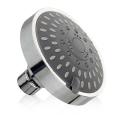 High Pressure Shower Head 4 Inches 5 Settings Adjustable Bathroom Shower Head Spray Showerhead Polished Chrome Bath Rain Shower Head Replacement. 