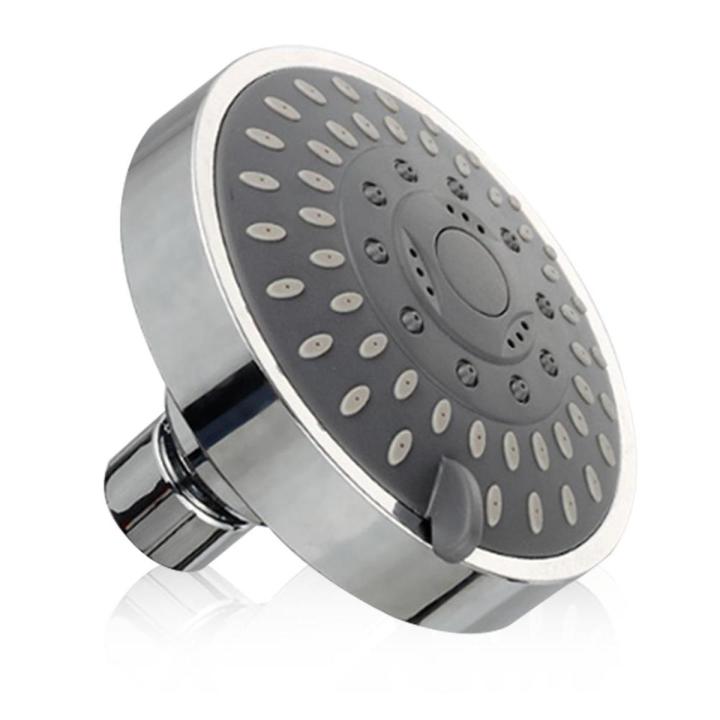 High Pressure Shower Head 4 Inches 5 Settings Adjustable Bathroom Shower Head Spray Showerhead Polished Chrome Bath Rain Shower Head Replacement