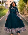 Linen Fashionable Ready made Gown designed long kamez and Orna For Stylish Women / Girls ( 3 pcs ) - Dress For Girls - 3 Pice Dress. 