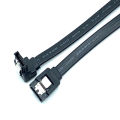 1PCS 50CM Right Angle Elobw 90 Degree Straight SATA Esata 3.0 III High Speed 6.0 Gbps Data Cable Locking Latch. 