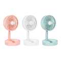 JOYKALY YG-737 AC/DC Rechargeable Lithium Battery Foldable & Movable Table Fan With Light. 