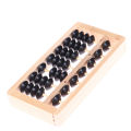 7 Rods Beads Abacus Wood Soroban Column Math Aid Tool Ancient Chinese Calculator. 